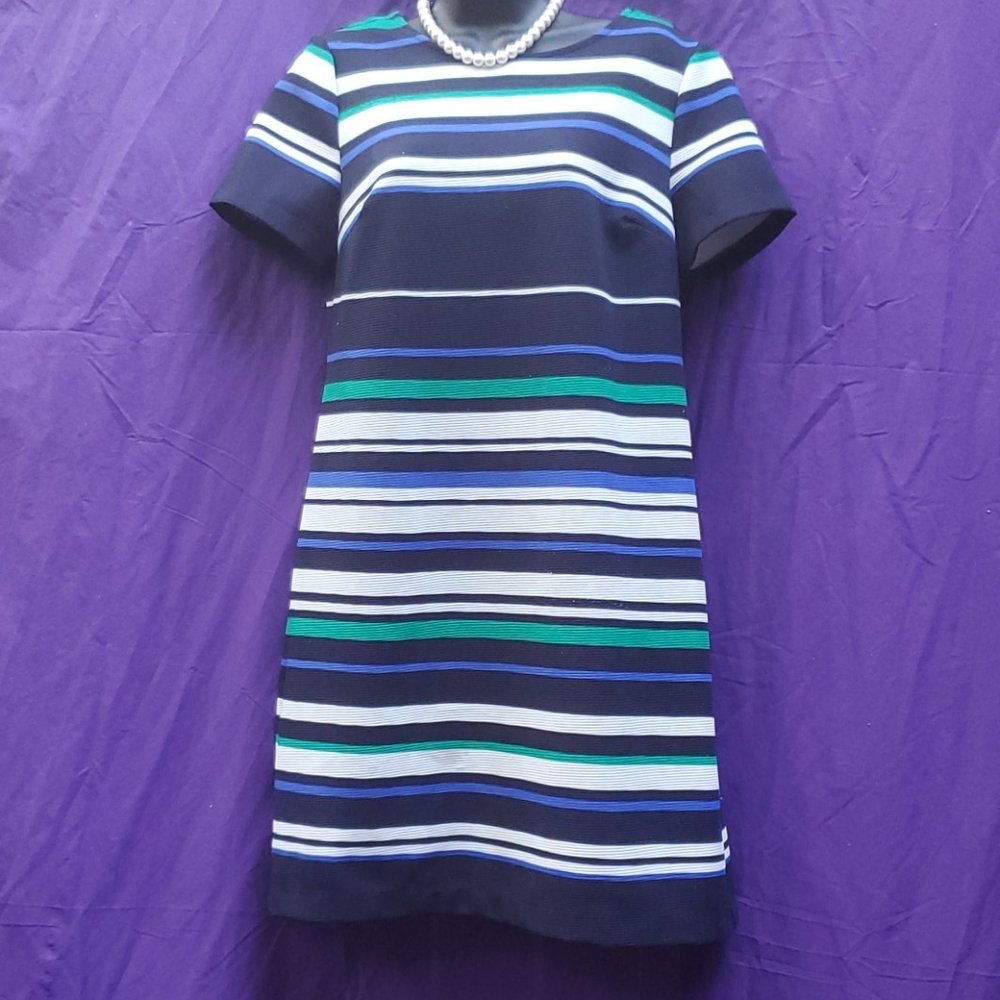 Stripped Dress for the Office or Weekend